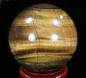 Top Quality Polished Tiger's Eye Sphere #33631-2